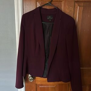 Burgundy women’s blazer
